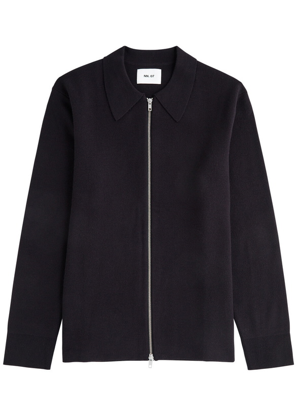 Photo: NN07 Harald Knitted Sweatshirt Navy