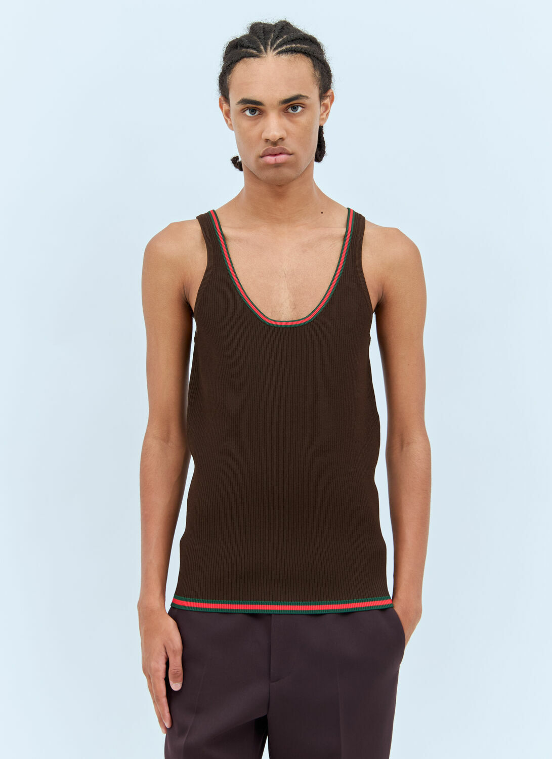 Gucci Web Tank Top