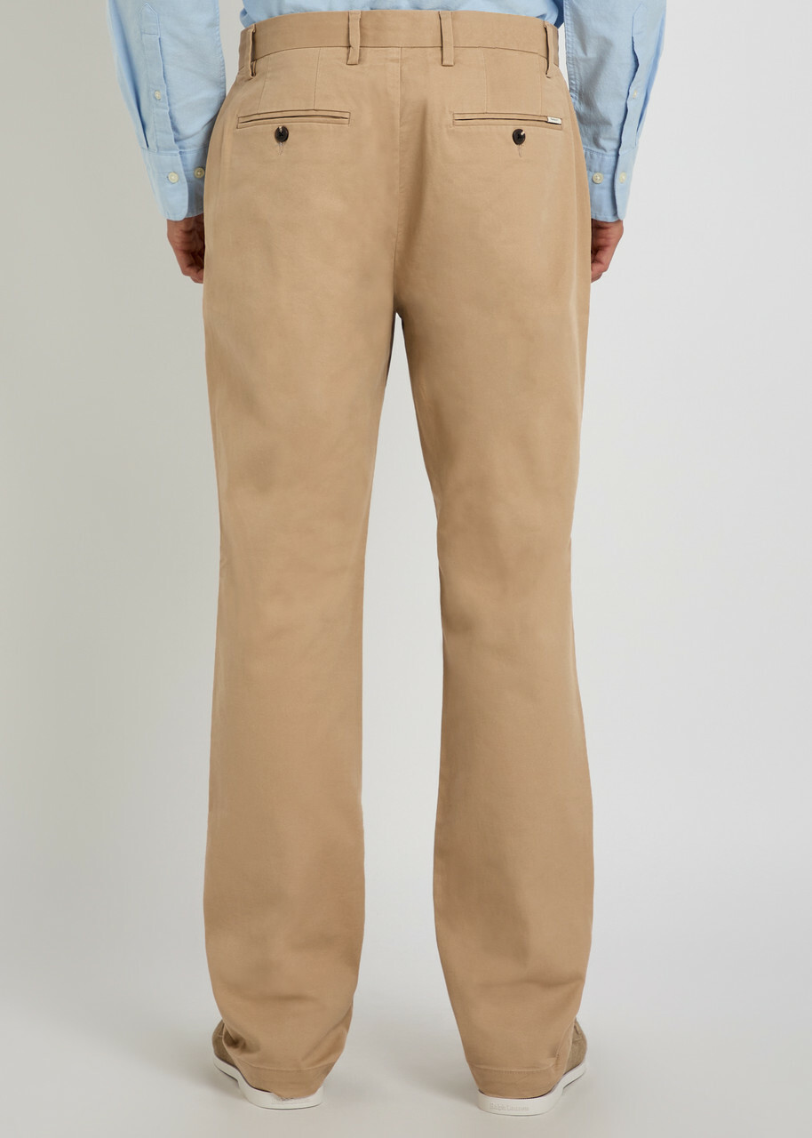 Gant Straight-leg Stretch-cotton Chinos Khaki
