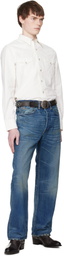 RRL Black Garrison Belt
