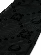 Marine Serre Moonogram-Flocked Gloves