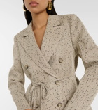 Altuzarra Hattson sequined tweed blazer