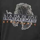 Napapijri Men's Iceberg Graphic Logo Crew Sweat in Black