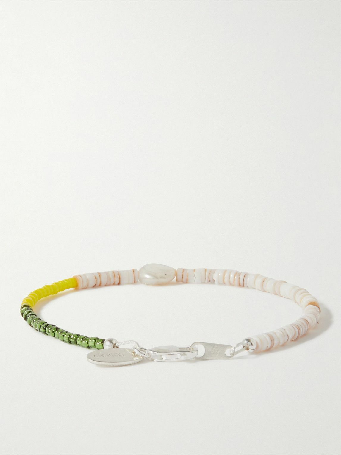 Santangelo - Somos Como Niños Sterling Silver, Pearl and Shell Beaded ...