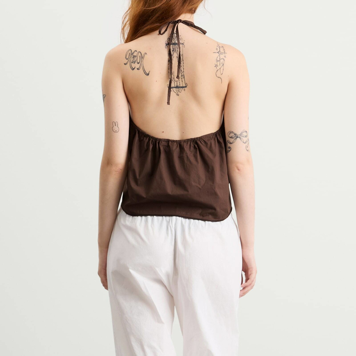 Deiji Studios Women's Napkin Top in Chocolate