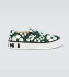 Marni - x Carhartt floral slip-on sneakers