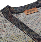 Missoni - Space-Dyed Linen-Blend Cardigan - Blue
