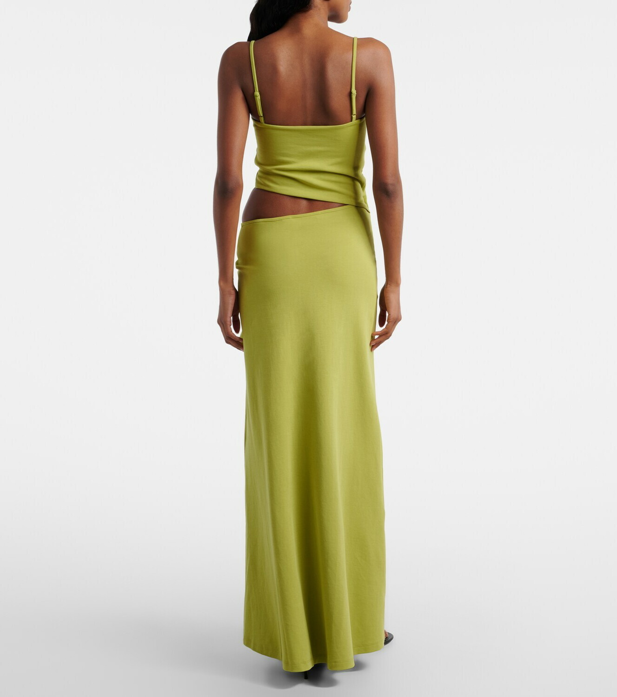 Christopher Esber Orbit cotton-blend midi dress