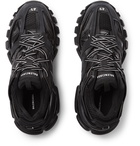 Balenciaga - Track Nylon, Mesh and Rubber Sneakers - Black