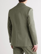 Canali - Kei Slim-Fit Cotton-Blend Twill Suit Jacket - Green