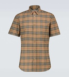 Burberry - Simpson checked short-sleeved shirt