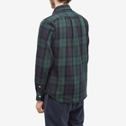 Drake's Men's Work Shirt in Black Watch Check