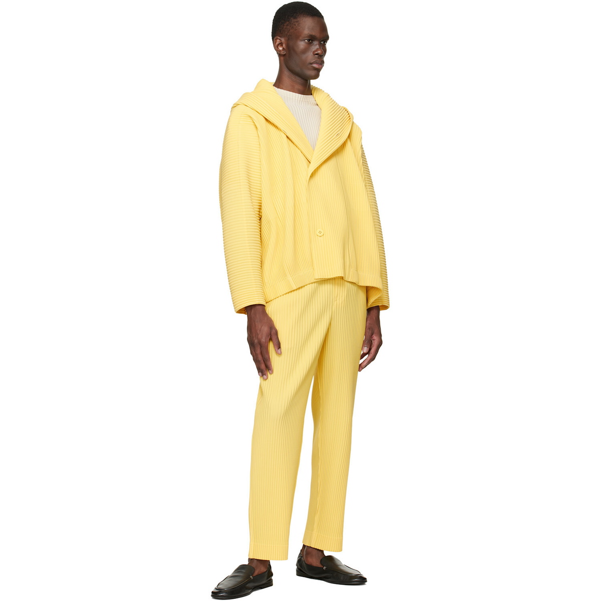 HOMME PLISSÉ ISSEY MIYAKE Yellow Monthly Colors March Jacket