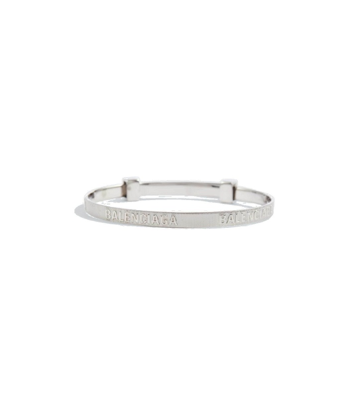 Photo: Balenciaga - Logo hoop bracelet