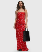 Rotate Birger Christensen Printed Maxi Dress Red - Womens - Dresses