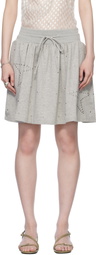 Belle The Label Gray Stella Miniskirt