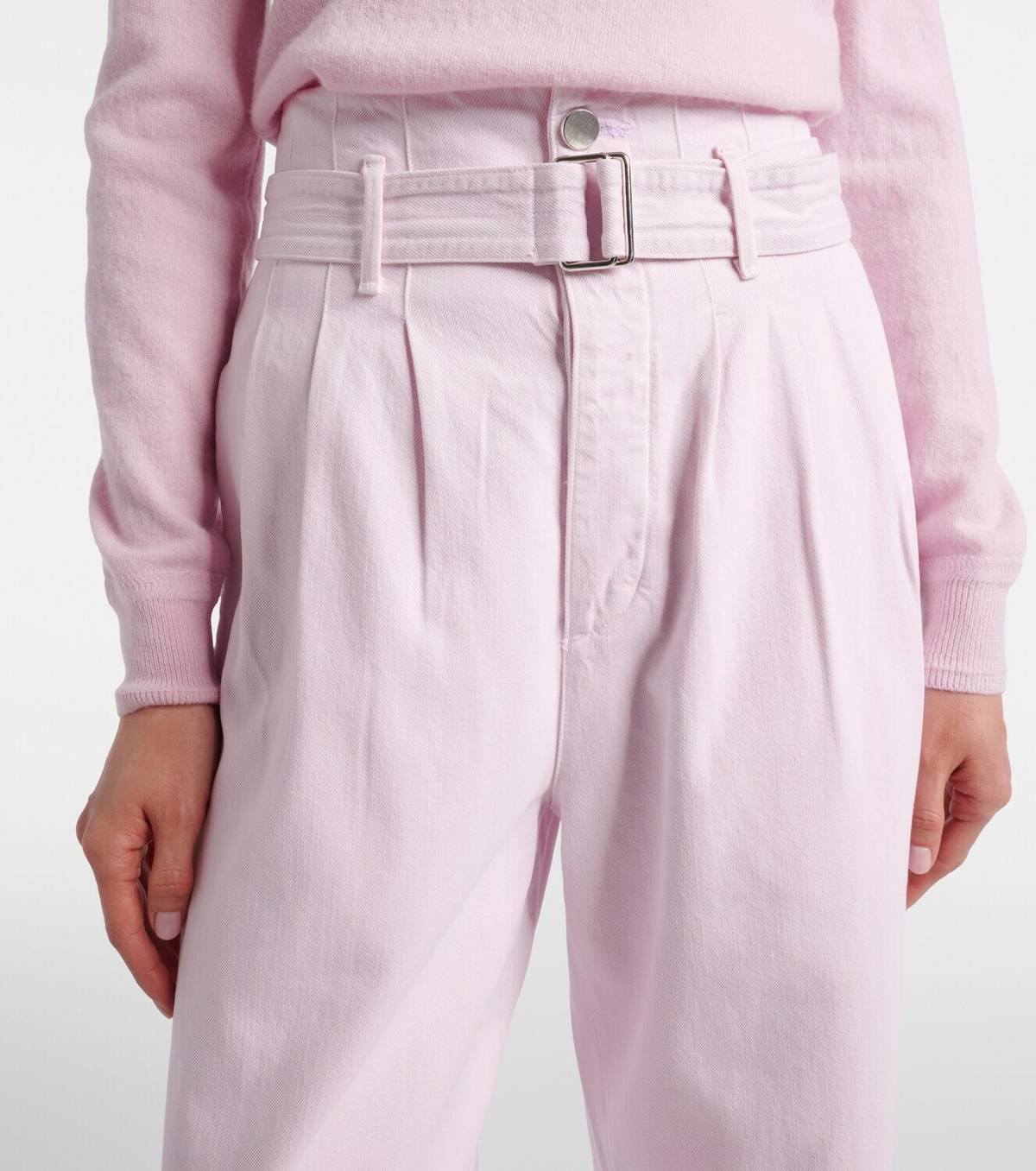 Agolde Belted wide-leg jeans