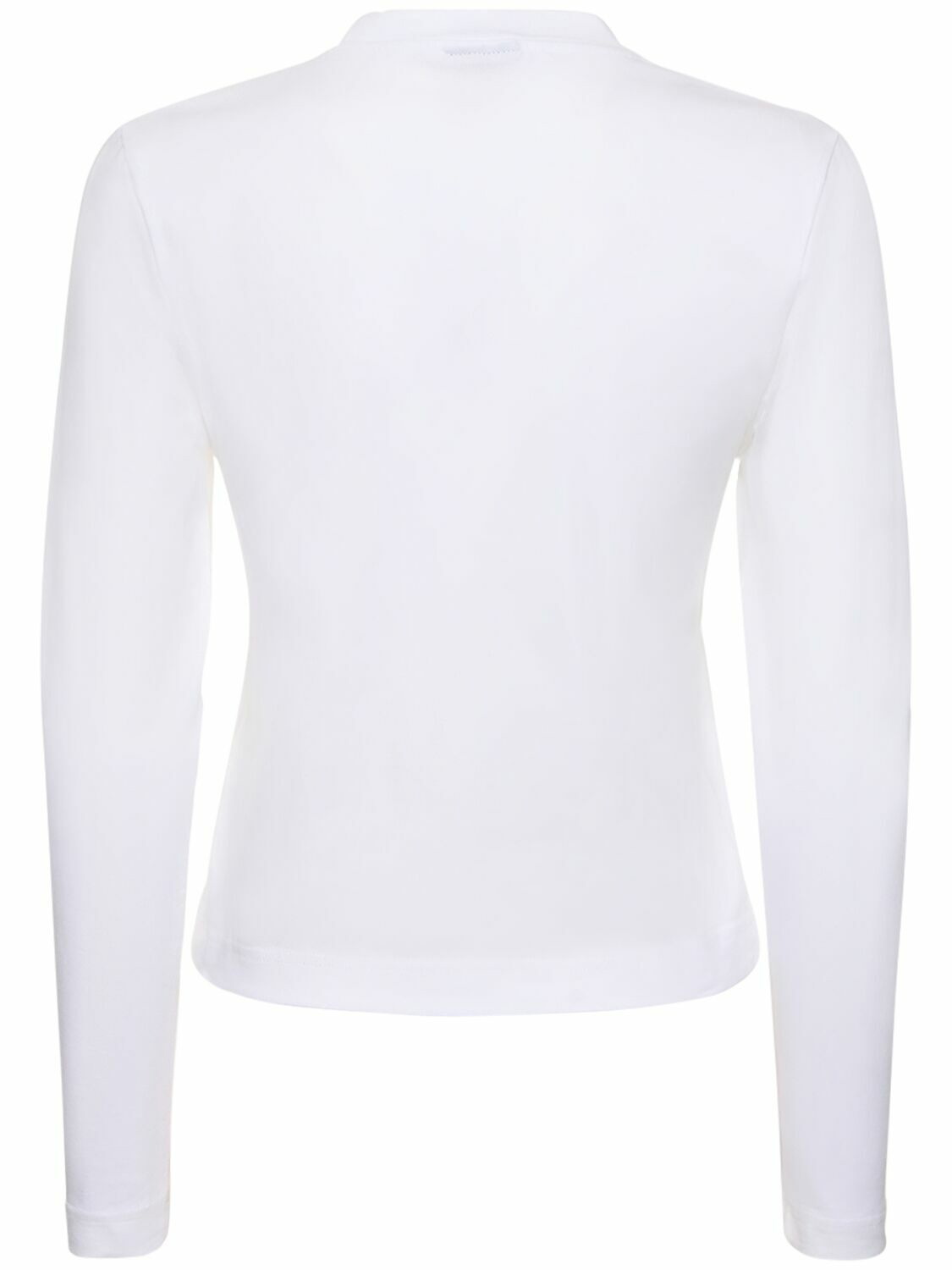 Le T-shirt Gros Grain Long Sleeve Top