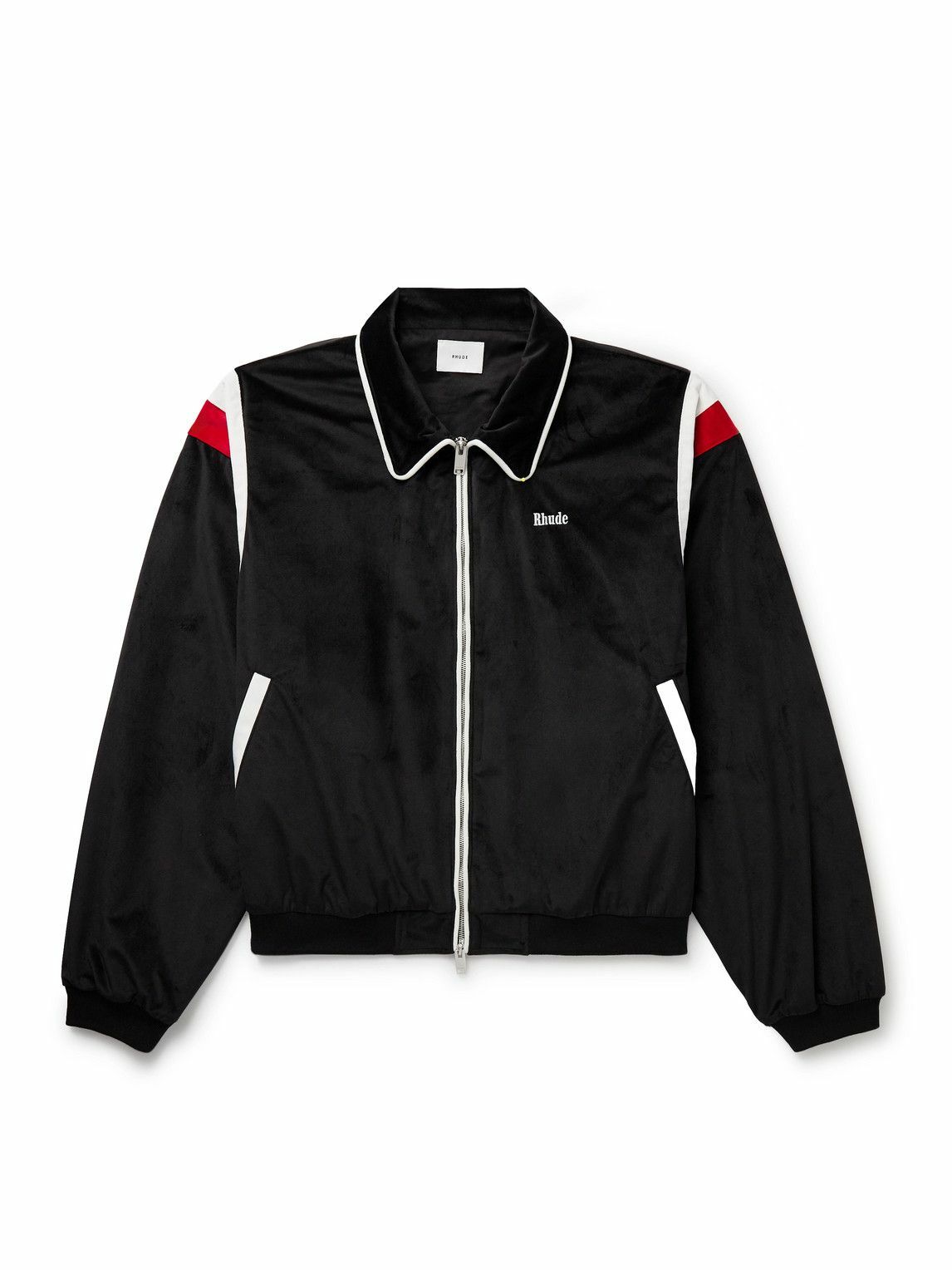 Rhude Black Crest Bomber Jacket Rhude