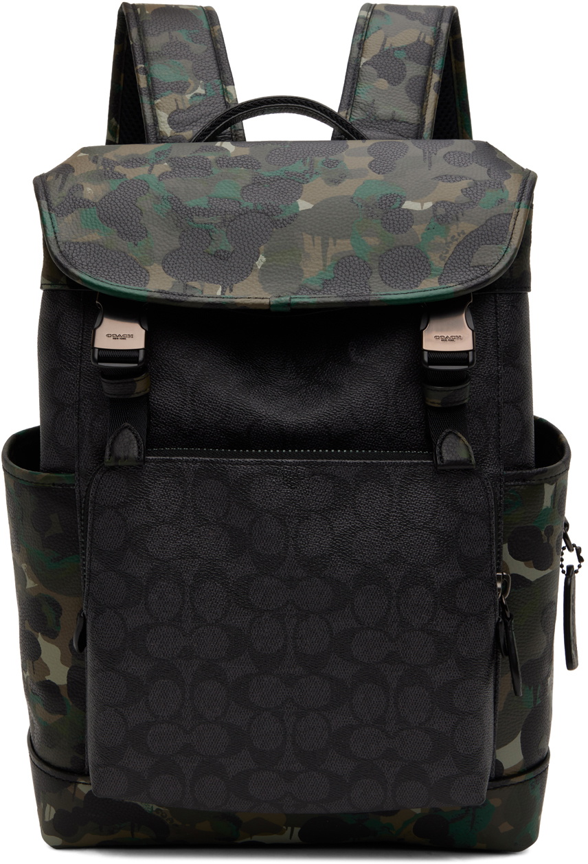 coach 1941 league backpack Coach 1941 Gray & Green League Backpack Coach 1941