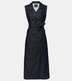 'S Max Mara Greta belted denim maxi dress