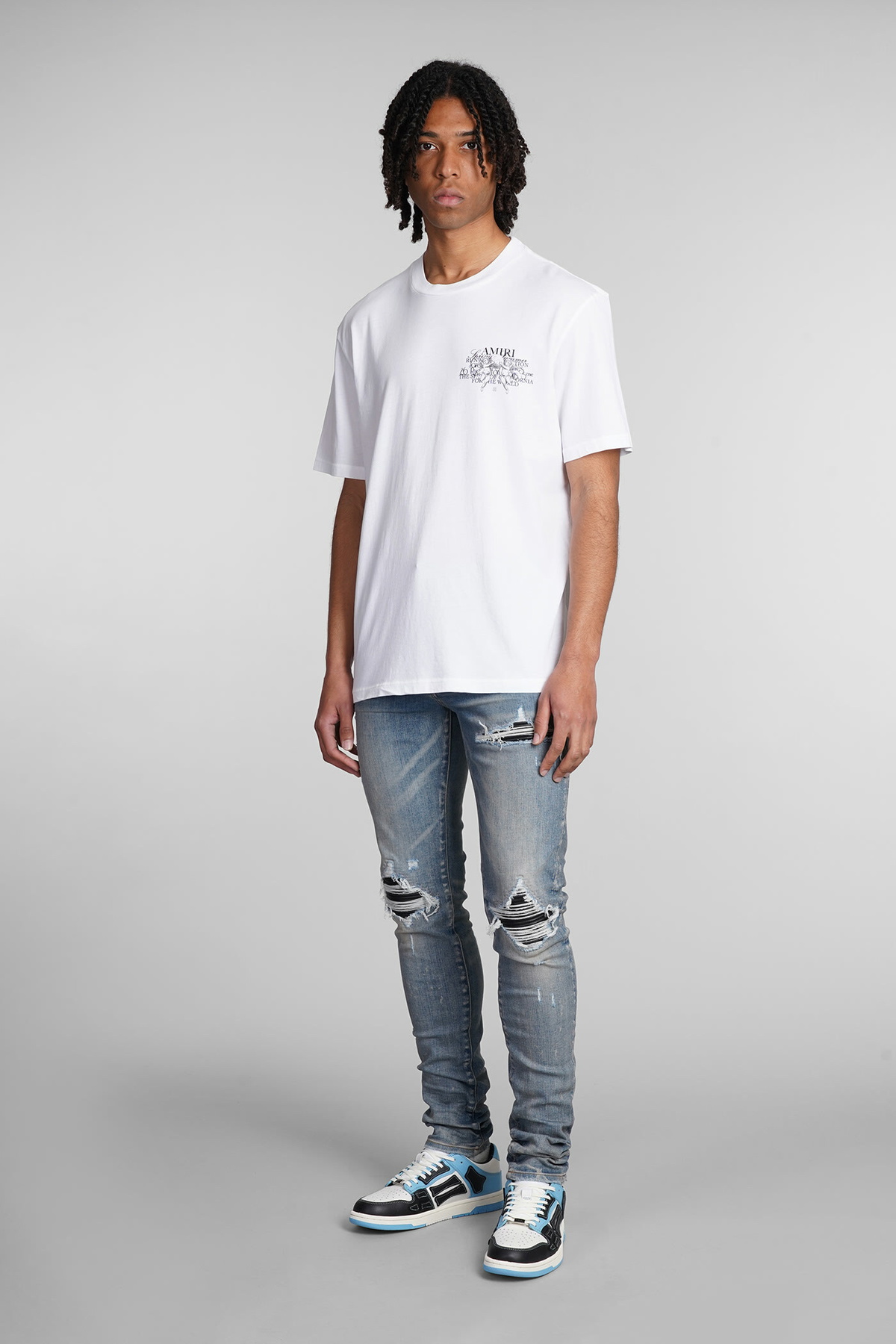AMIRI T-shirt In White Cotton Amiri