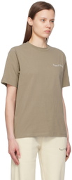 Museum of Peace & Quiet Brown Wordmark T-Shirt