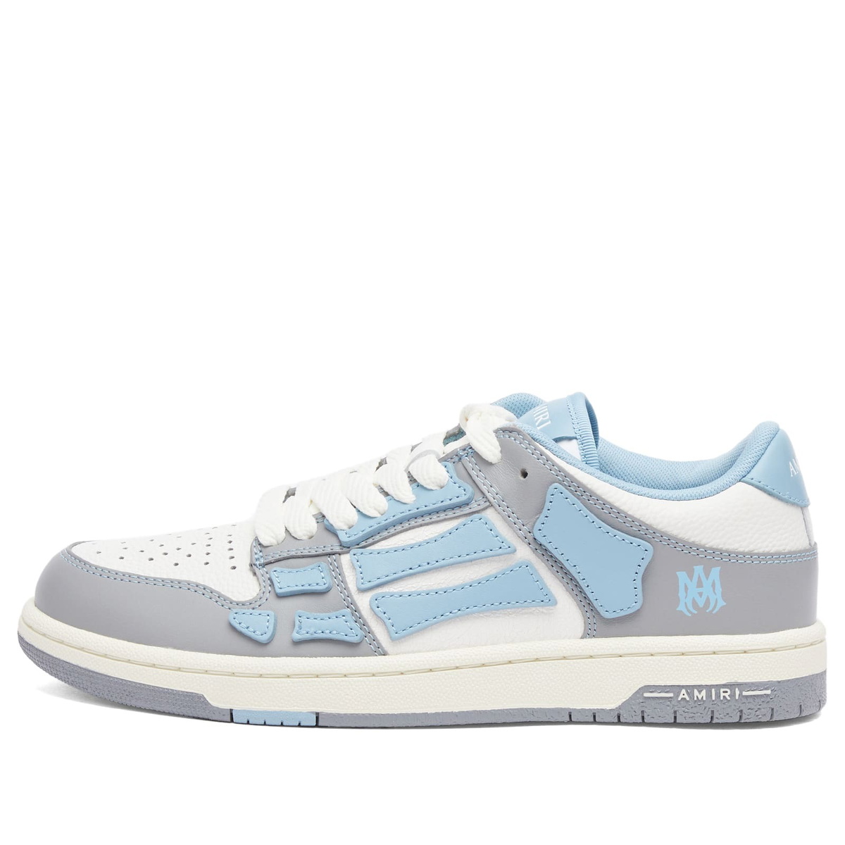 AMIRI Women's Varsity Skel Top Low Sneaker in Ocean Sky Amiri