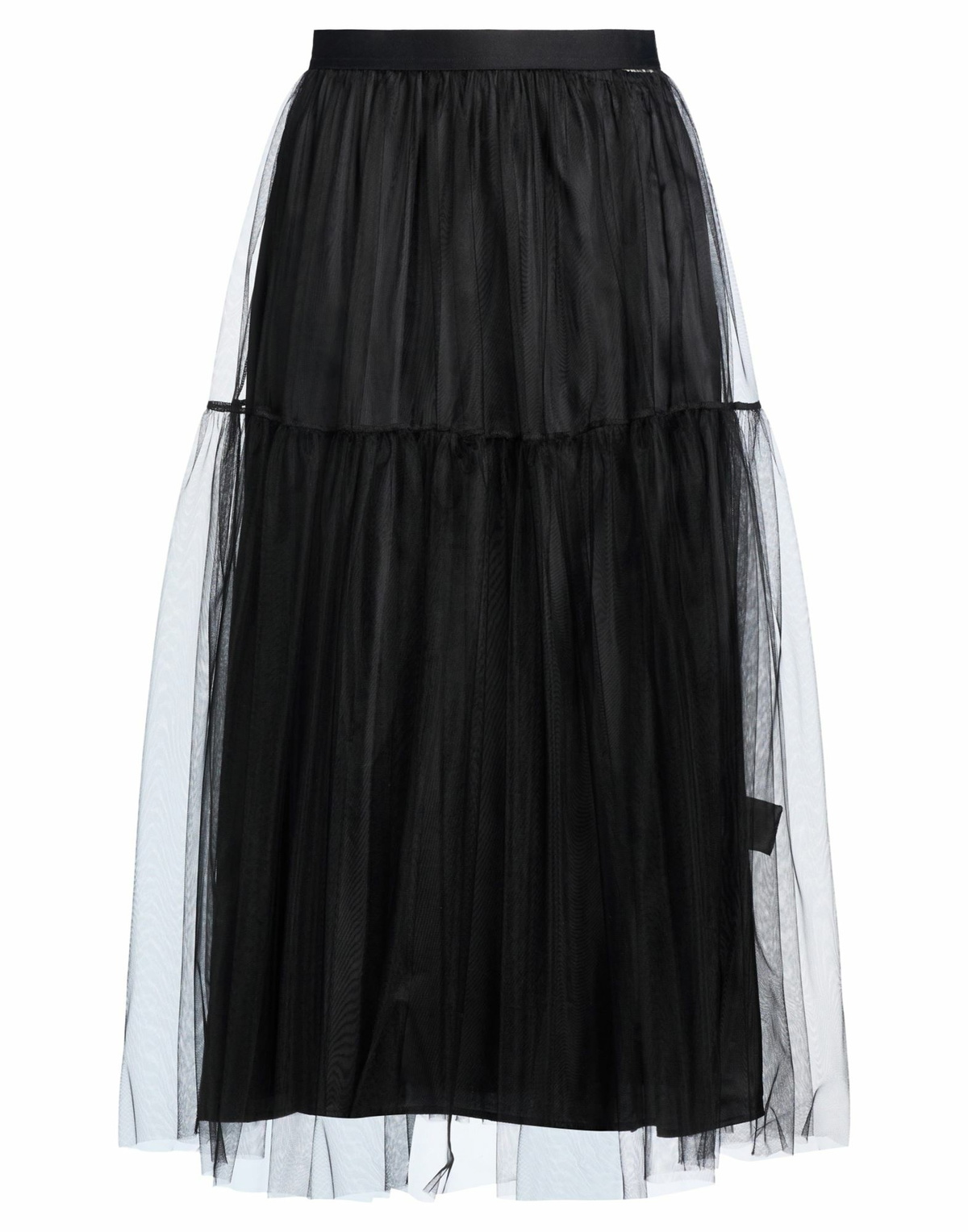 Jucca Womens Midi skirt in Black