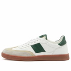 Collegium Men's Pillar Court Sneaker in White/Green