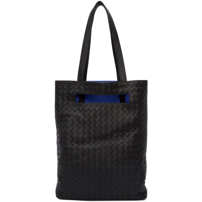 Photo: Bottega Veneta Black Large Intrecciato Tote