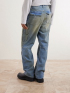 Satoshi Nakamoto - Enduro Straight-Leg Padded Jeans - Blue