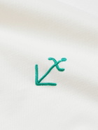 La Paz - Slim-Fit Logo-Emboidered Cotton-Piqué T-Shirt - White