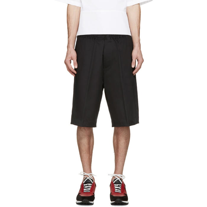 Dsquared2 Icon-stripe drawstring shorts - Black