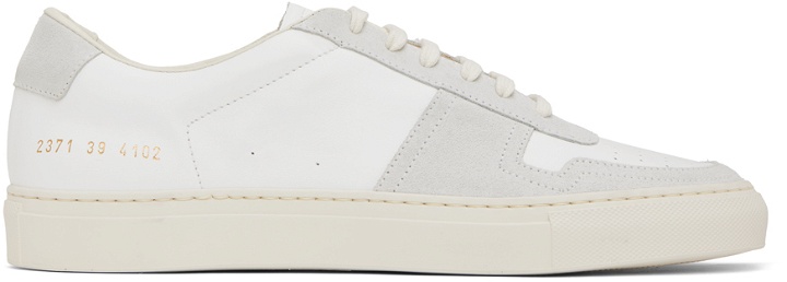 Photo: Common Projects White & Gray BBall Summer Sneakers