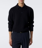 Saman Amel Sander cashmere polo sweater