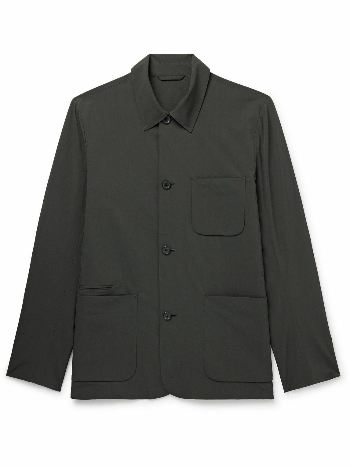 Paul Smith - Stretch Recycled-Nylon Shirt Jacket - Green Paul Smith