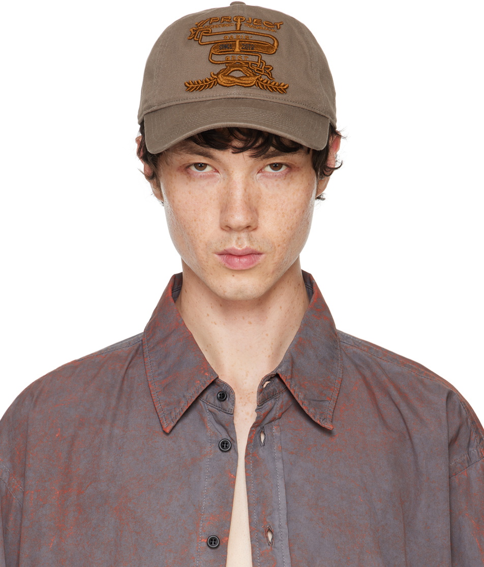 Y/Project Black Distressed Cap Y/Project