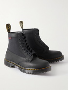 Dr. Martens - 1460 Panel Leather and Ventile Boots - Black