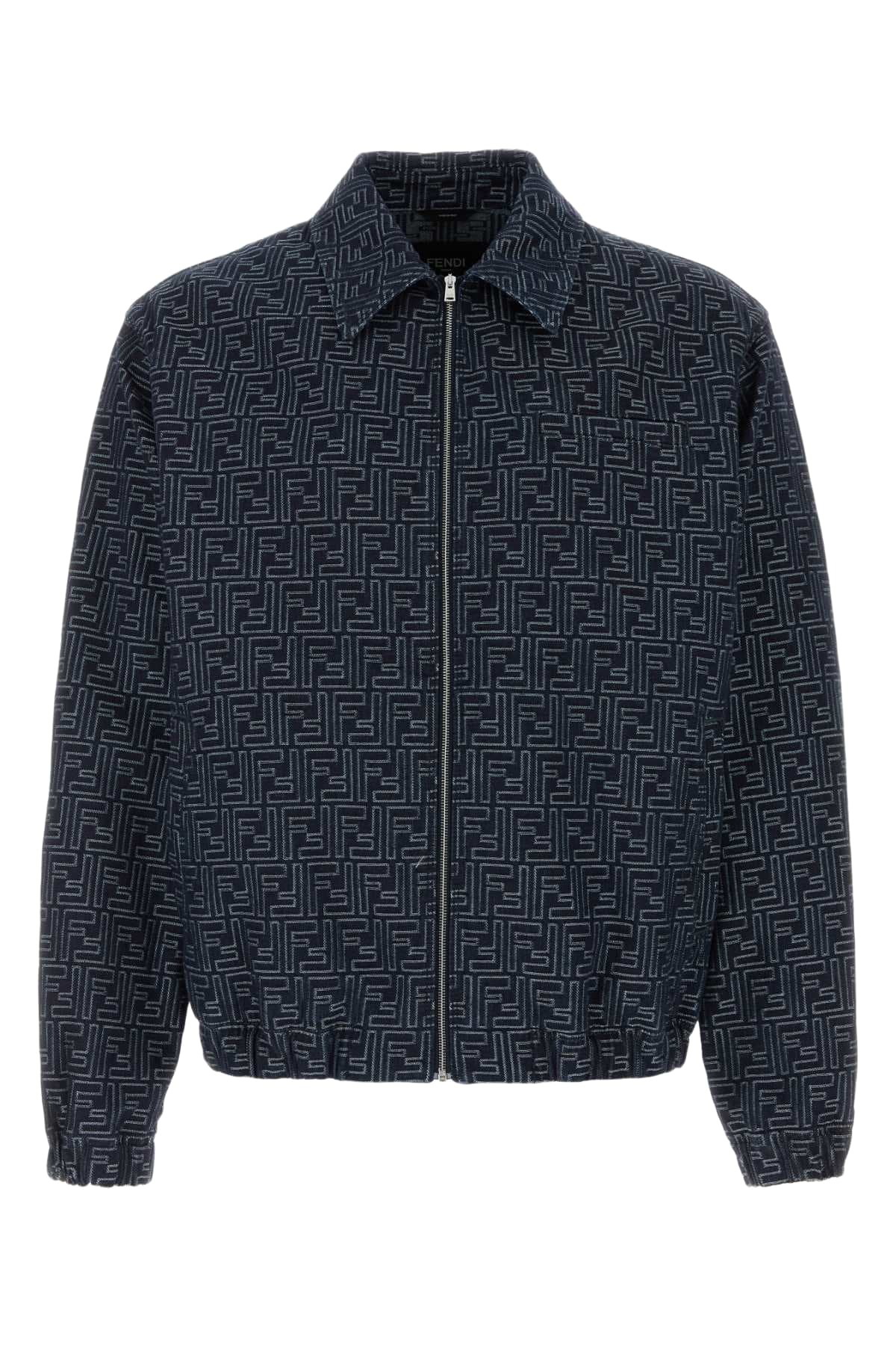 【関税&送料込】Fendi Navy Blue Polyester Blend Sweatshirt Fendi Navy Blue Polyester Blend Sweatshirt Fendi