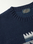 Pendleton - Chief Joseph Jacquard-Knit Wool Sweater - Blue