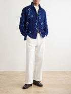 Kardo - Luis Printed Cotton-Corduroy Shirt - Blue