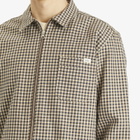 Foret Men's Cabin Zip Shirt Jacket in Brown Check
