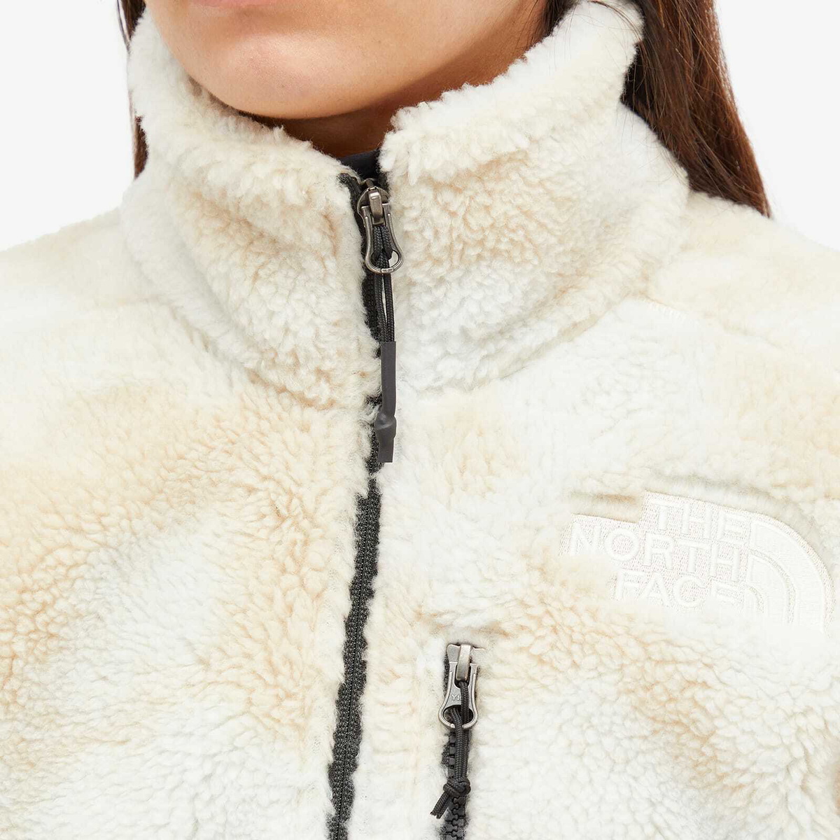 The North Face Women s Denali X Fleece Jacket in White Dune Low Fi Hi Te The North Face