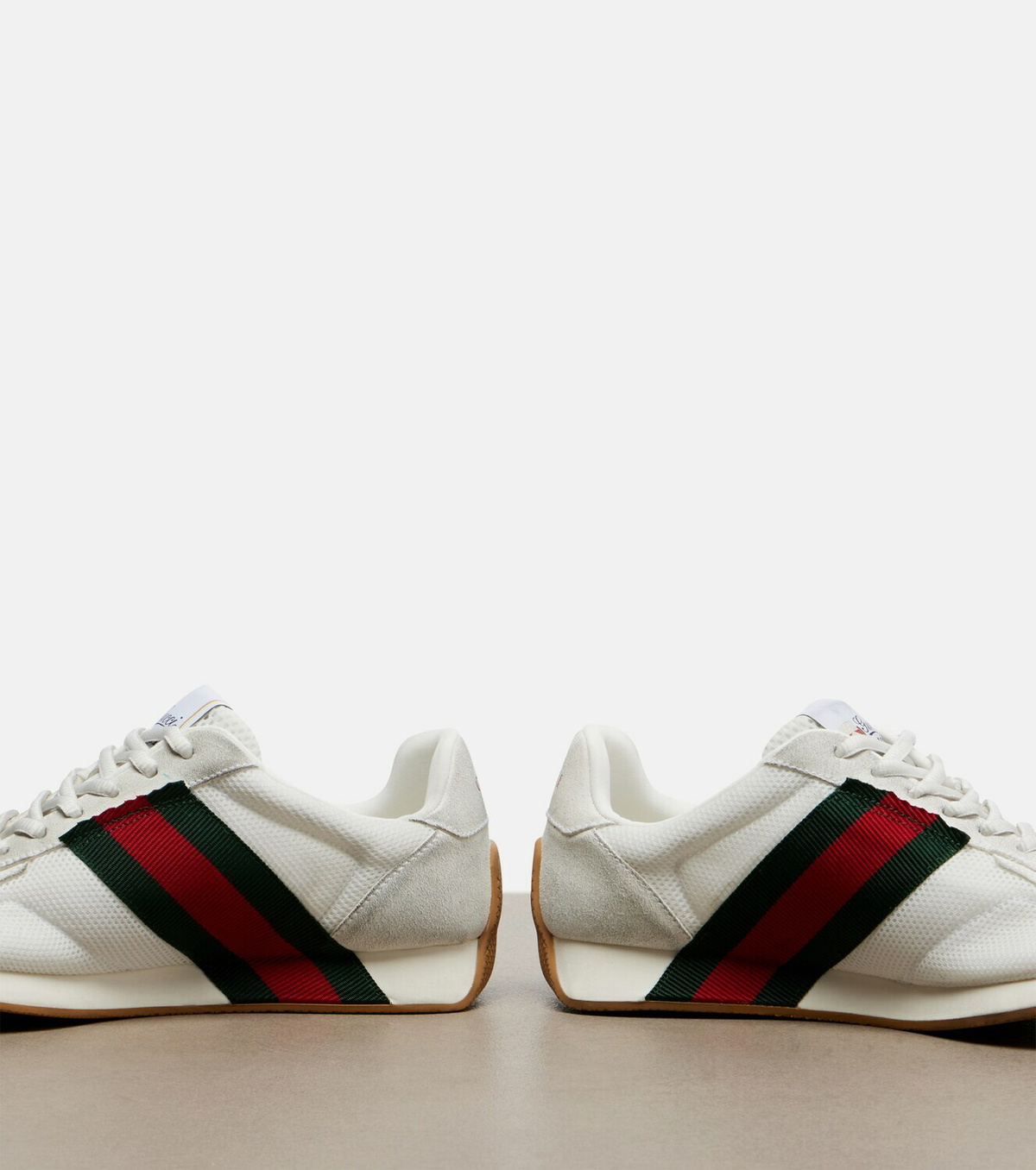 Gucci Gucci Tempo suede-trimmed sneakers