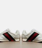 Gucci Gucci Tempo suede-trimmed sneakers
