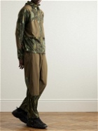 Snow Peak - Printed Insect Shield Shell and Mesh Track Pants - Green