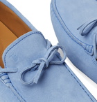 TOD'S - Gommino Suede Driving Shoes - Blue