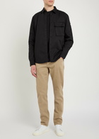 Belstaff Scale Cotton Shirt Black