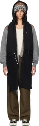 Bless Black Sweat Jeansscarf Denim Reversible Scarf